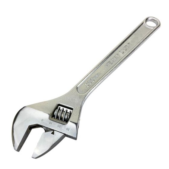 Spectre SP-17143 Chome Plated Drop Forged Adjustable Wrench 12"