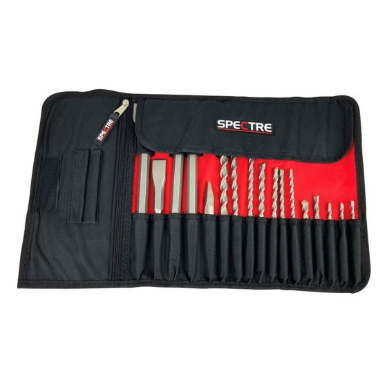 Spectre SP-17229 SDS+ Drill & Chisel Bit Set 17PC