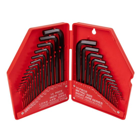 Spectre SP-17318 Metric & Imperial Hex Allen Key Set 30PC