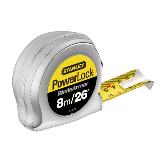 Stanley 0-33-526 PowerLock Blade Armour Tape Measure 8m (26')