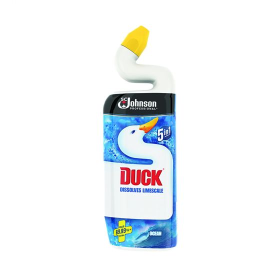 Duck 668476 5 in 1 Ocean Clean Toilet Cleaner 750ml