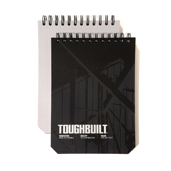 ToughBuilt TB-56-L-2 Grid Notebooks (Large) 2-Pack