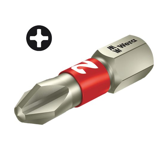 Wera 3851/1 TS SB Stainless Steel PH2 x 25mm Screwdriver Bit 05073611001