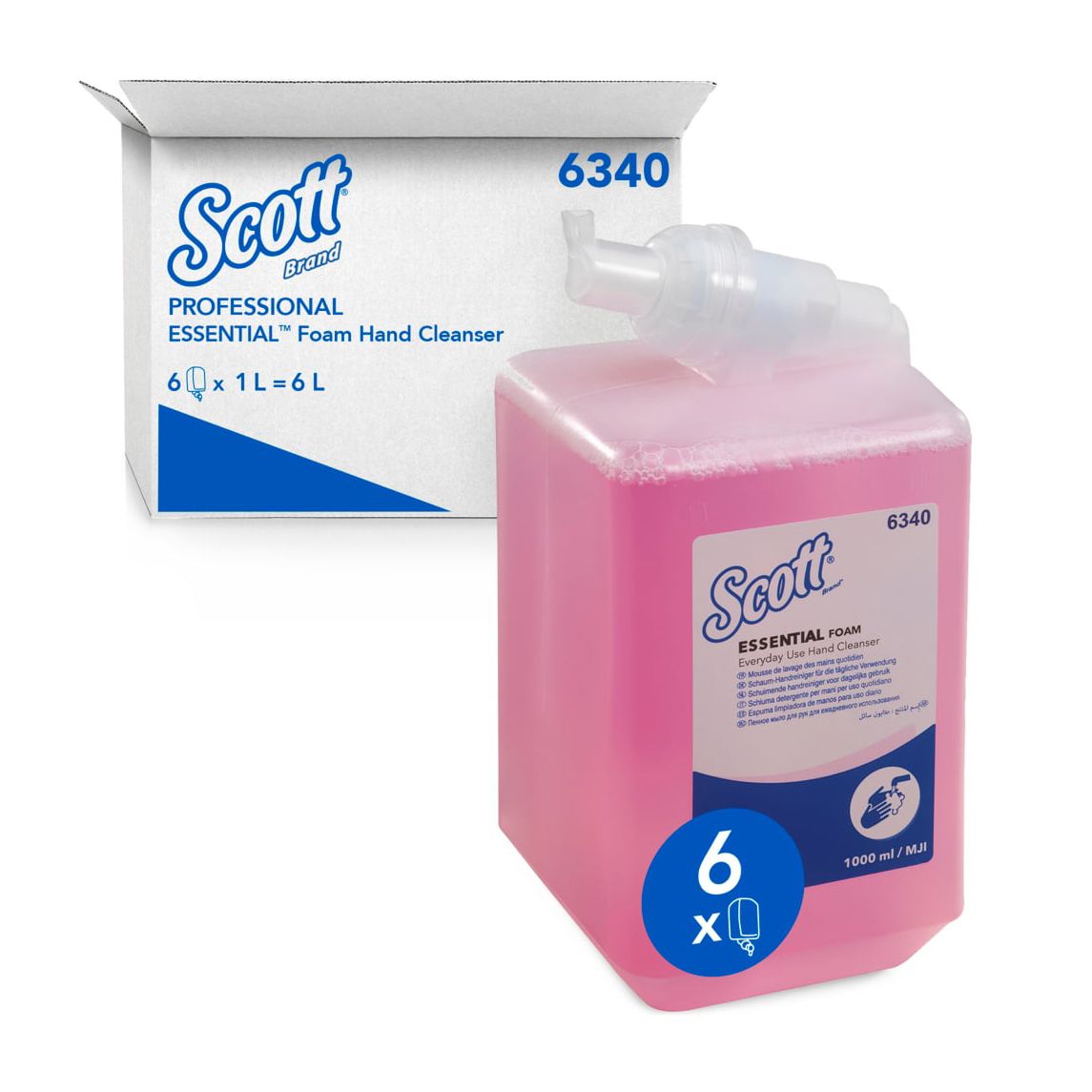 KimberlyClark 6340 Scott® Essential™ Everyday Use Hand Cleanser Foam