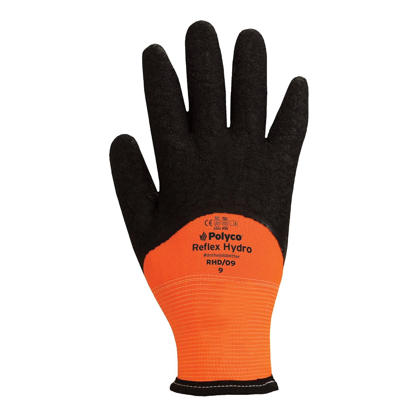 Polyco RHD Reflex® Hydro Hi-Vis Thermal Latex Coated Gloves