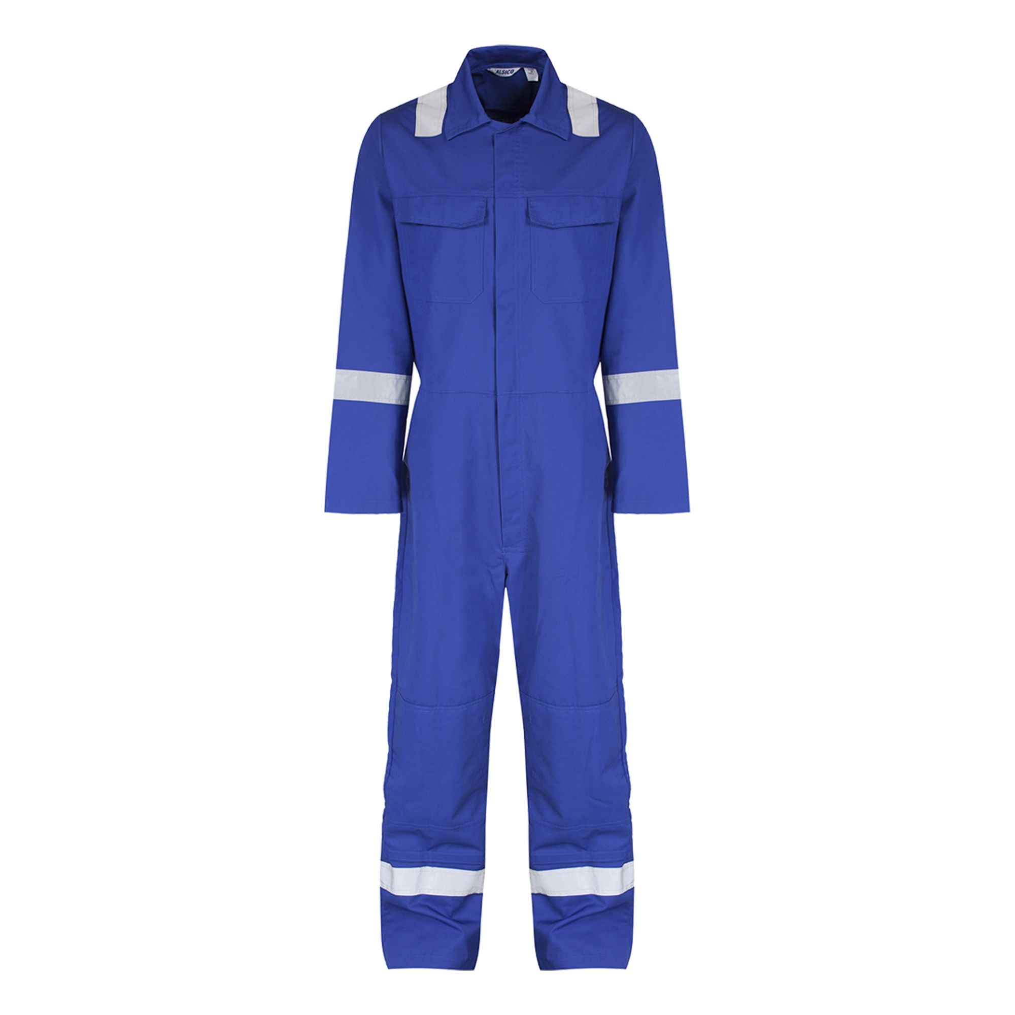BLUCO/OVERALL(BLK)XＬ Alsico MC33 Unisex Hi-Vis Coverall Regular Length