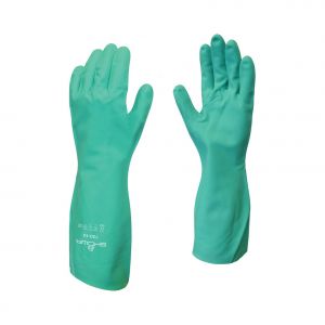 Showa 730BEST 15 Mil Flock-Lined Nitrile Gloves Size 10 12 Pairs 