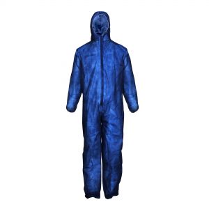 2X-Large Case of 25 Liberty ProGard SMS Polypropylene Zipper Front Coverall with Hood and Boots 