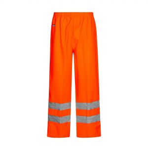 Supertouch Orange Hi Visibility Polycotton Work Bib and Brace Dungarees Trousers 