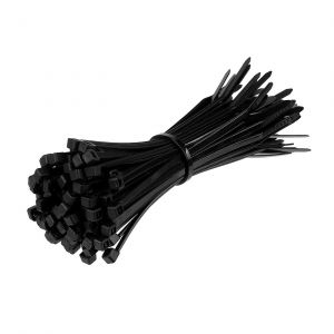 Partex HFC300BL Black Cable Ties 4.8mm x 300mm