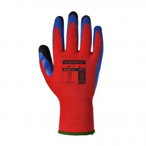 10 PVC Chemical Handling Waterproof Work Gloves Knitted Wrist Builders Work XL 