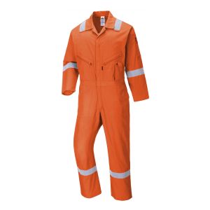 Men's White Royal Navy Red Boiler suit Coveralls Overalls Hi Viz orange yellow 