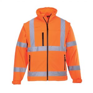 Aqua Amber Yellow High Visibility Waterproof Bomber Jacket Work Coat Hi Viz Vis 