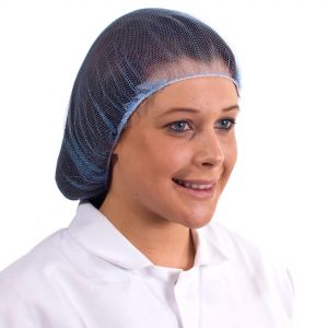 Supertouch 193 Mesh Blue Hairnet Pack of 100
