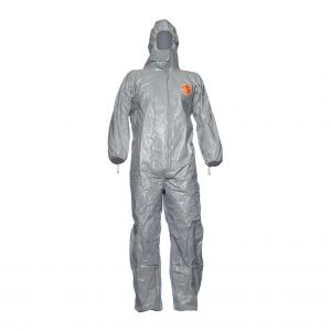 Dupont TFCHZ5TGY00 Tychem® 6000 F Plus Hooded Chemical Coveralls