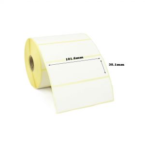 Roll of Thermal Self-Adhesive Labels 101.6mm x 38.1mm for Zebra Label Printer