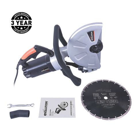 Evolution EVOEDC 305mm Electric Disc Cutter 2000W 110V + Diamond Blade