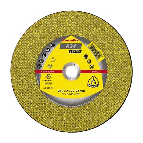 Klingspor 209016 Kronenflex® A 24 Extra Cutting Disc 125mm x 2.5mm x 22mm