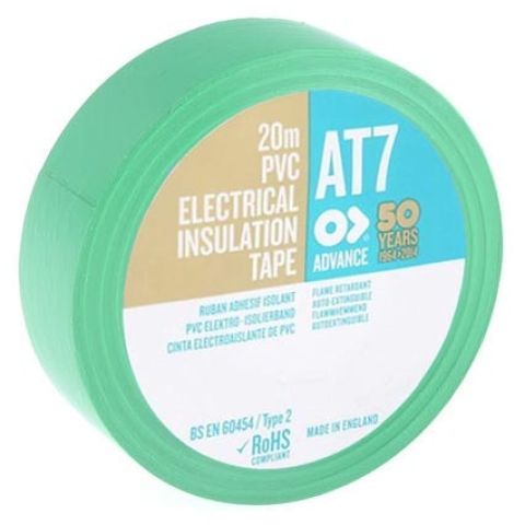 Advance Tape AT7 Green PVC Insulating Tape 20m 