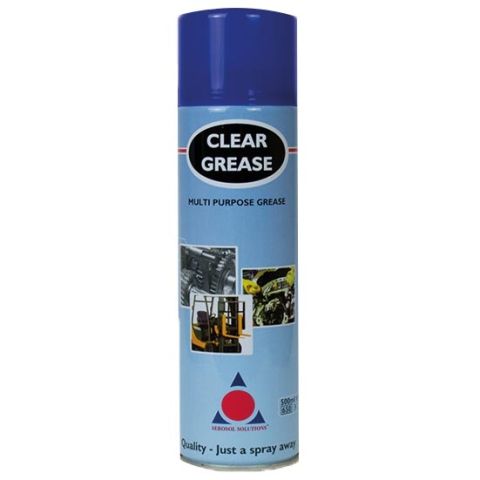 Aerosol Solutions 0508 Clear Grease Spray 500ml