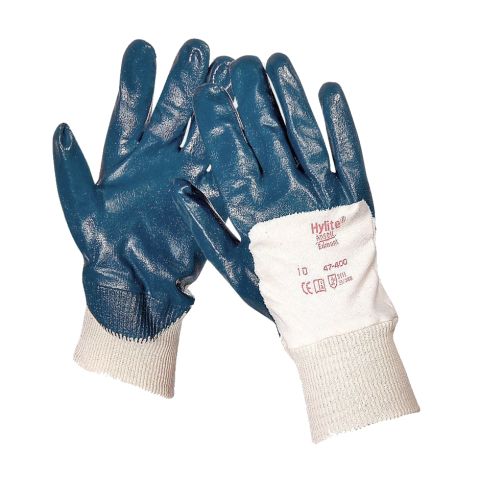 Ansell 47-400 Hylite™ Nitrile Palm-Coated Knit Wrist Gloves