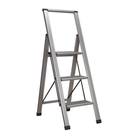 Sealey APSL3 Aluminium 3 Step Professional Step Ladder 