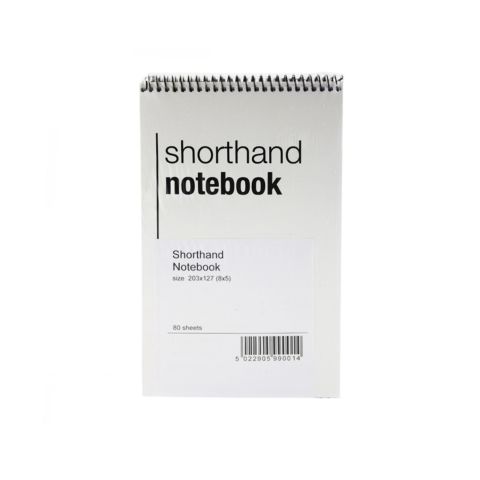 Box Spiral 80-Sheet Shorthand Notebook
