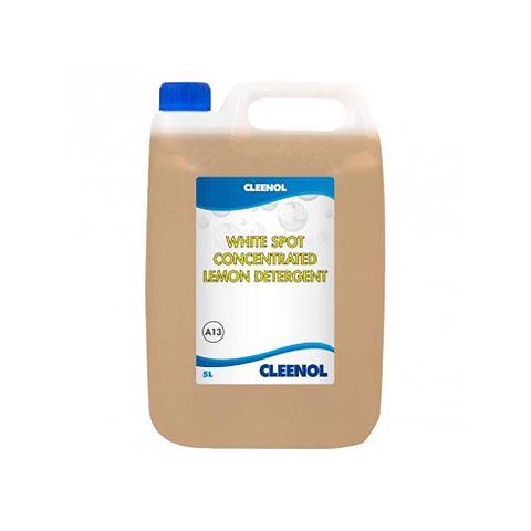 Cleenol 021412X5 White Spot Concentrated Lemon Detergent 5Ltr