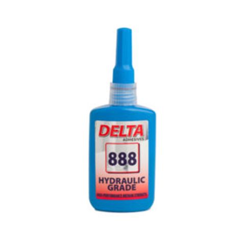 Delta Adhesive D888 Hydraulic Grade Thread Sealant 50ml Brown