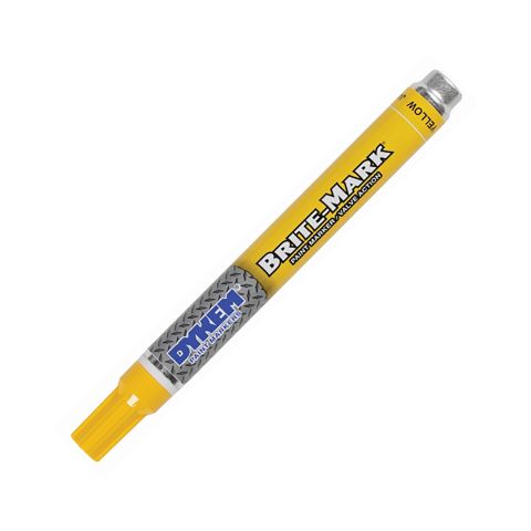 Dykem PM-41 Brite-Mark Yellow Fine Marker Pen