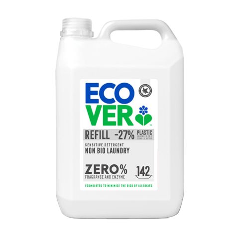 Ecover 4005368 Zero Non Bio Sensitive Laundry Detergent Refill 5L