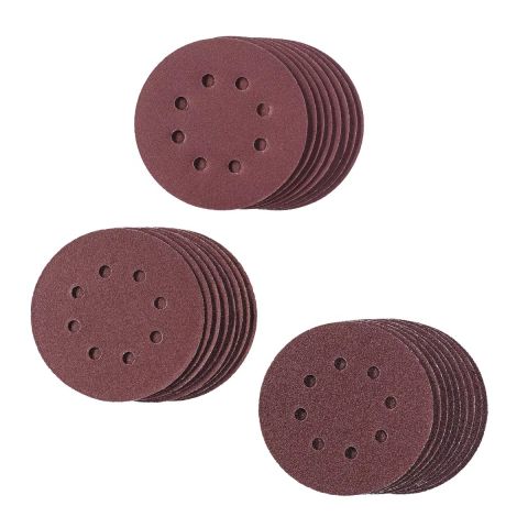 Einhell 49491974 Orbital Sander Sanding Sheet Set 125mm (Pack of 25)