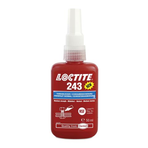 Henkel Loctite 243 Medium Strength Threadlocking Adhesive 50ml