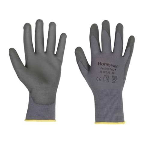 Honeywell 2400251 Perfect Poly Palm Coated Gloves Grey