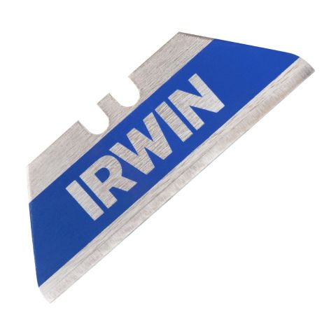 Irwin Bi-Metal Blue Trapezoid Blades c/w Dispenser (Pack of 100)