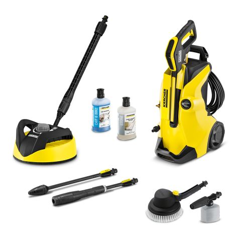Karcher K4 Full Control Car & Home Pressure Washer 240V + T350 Patio Cleaner