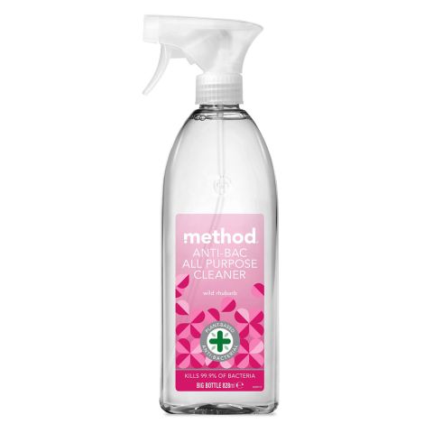 Method 4005049 Antibacterial All Purpose Spray Rhubarb 828ml