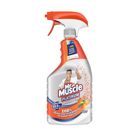 Mr Muscle 321537 Platinum Bathroom Cleaner Mandarin Orange 750ml