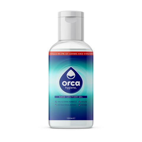 Orca H1 F10 Flip Top 70% Alcohol Gel Hand Sanitiser 100ml