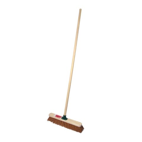 Rodo PMSO1801C 18" Soft Coco Platform Broom c/w Shaft