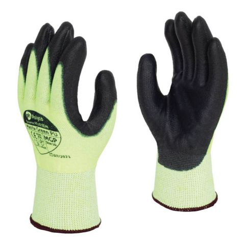 Polyco MGP Matrix Green Pu Palm Coated Gloves Cut Level C