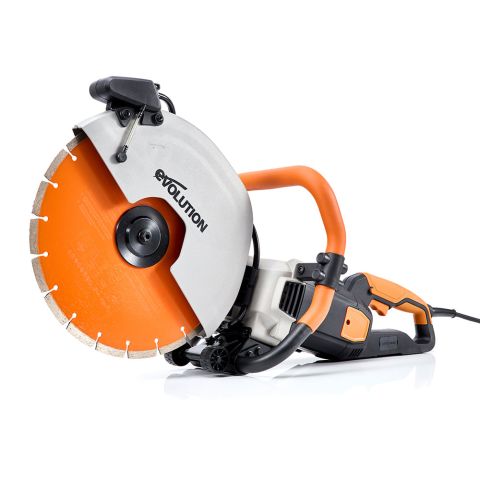 Evolution R350DCT 350mm Electric Disc Cutter 240v c/w Dust Suppression