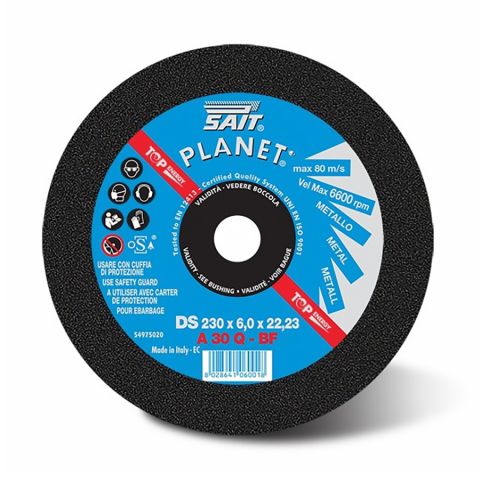 Sait 006004 PLANET Universal Metal Grinding Disc 125mm (Pack Of 10)