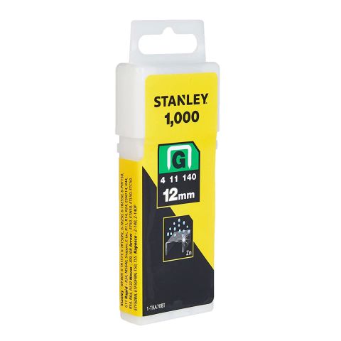 Stanley 1-TRA708T Heavy Duty Staples 12mm (Pack of 1000) 