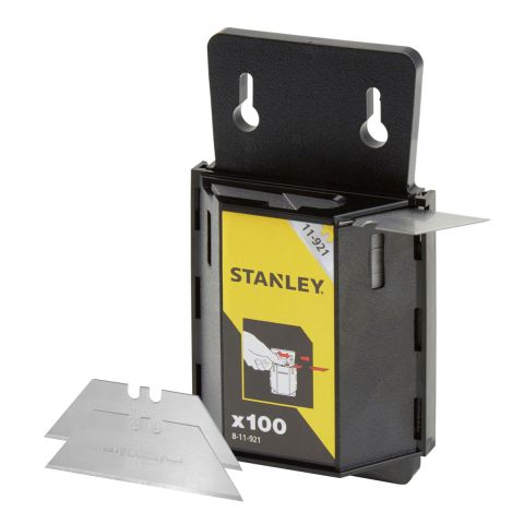 Stanley 1992 Utility Blades 62mm c/w Dispenser (Pack of 100)