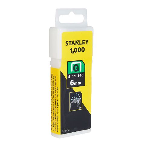 Stanley 1-TRA704T Heavy Duty Staples 6mm (Pack of 1000)