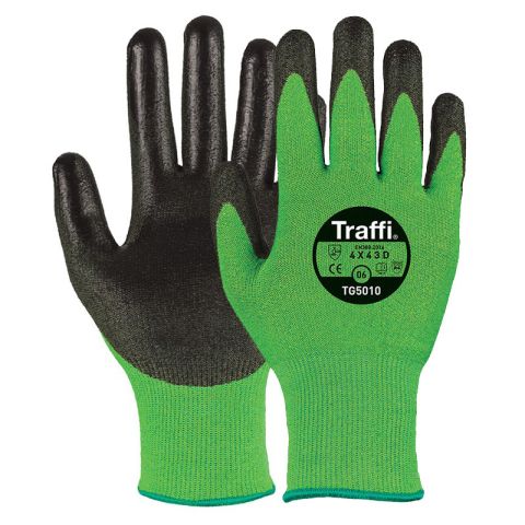 Traffiglove Green Classic Cut 5 Gloves TG5010 Cut D