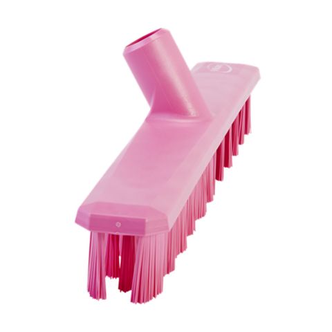 Vikan 70641 UST Pink Hard Deck Scrubbing Brush Head 400mm