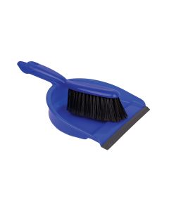 Plastic Dustpan & Soft Bristle Brush Set