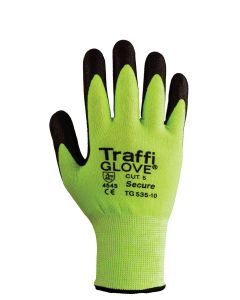 Traffiglove TG535 Green Secure Level 5 Cut Resistant Gloves